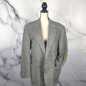 Courtenay wool over sized blazer w/ elbow patches